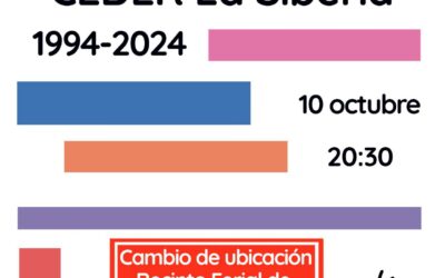 XXX Aniversario CEDER La Siberia 1994-2024