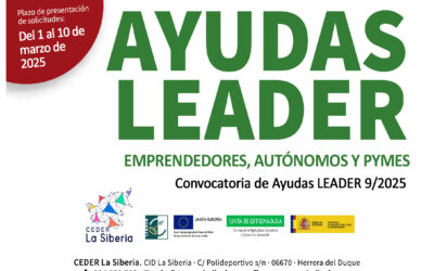 Apertura Convocatoria de Ayudas LEADER 9/2025